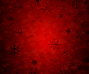 Naklejka na ściany i meble Merry Christmas holidays red 1