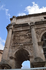 Fototapeta na wymiar Roman Forum, Rom, Herbst