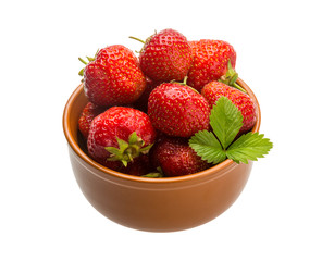 Strawberry in the bowl