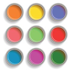 paint can color palette