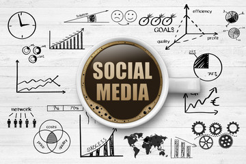 Fototapeta premium Social Media
