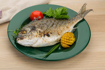 Grilled dorado