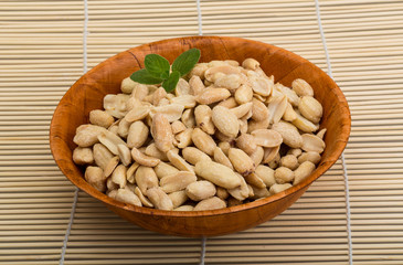 Peanut in the bowl