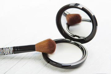 stone powder on white board