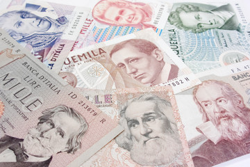 Italian old bills