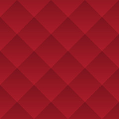 Abstract dark red geometric squares seamless pattern