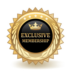 Exclusive Membership Badge - obrazy, fototapety, plakaty