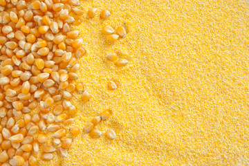 minced and natural corn © TonelloPhotography