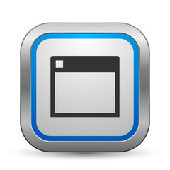 Fototapeta premium Chrome Button