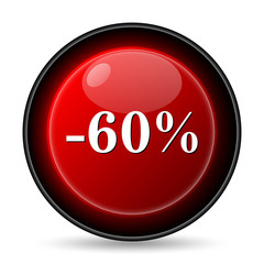 60 percent discount icon