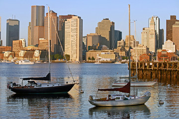 Fototapeta na wymiar view from East Boston