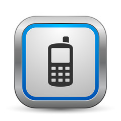 Obraz premium Chrome Button
