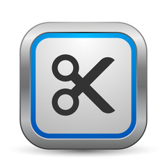 Obraz premium Chrome Button