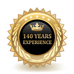 Hundred And Forty Years Experience Badge