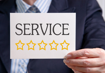 Service mit 5 Sternen - sehr gut
