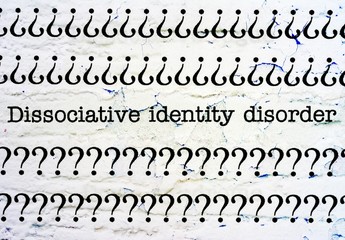 Fototapeta premium Dissociative identity disorder