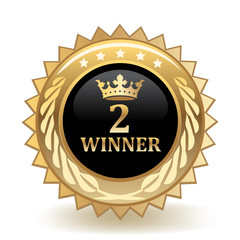 Second Place Winner Badge