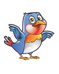 Robin Bird Mascot