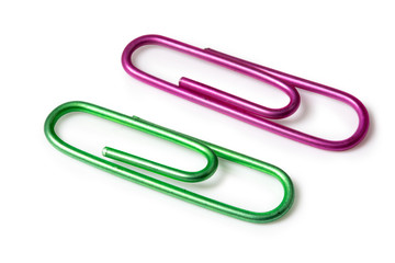 Colorful paperclips