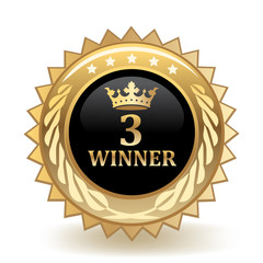 Third Place Winner Badge