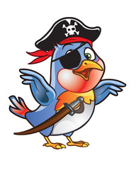 Robin Bird Pirate