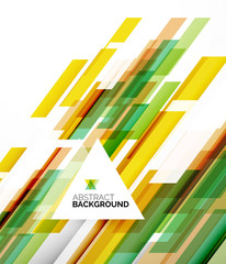 Abstract flyer template design background