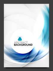 Abstract modern flyer - brochure template