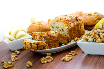 fresh banana walnut bread