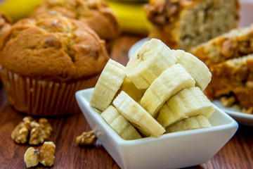 fresh banana walnut bread