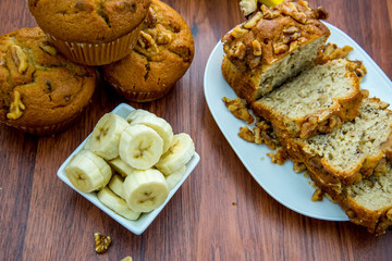 fresh banana walnut bread