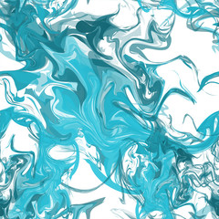 Blue Abstract Seamless Background Stains of Paint