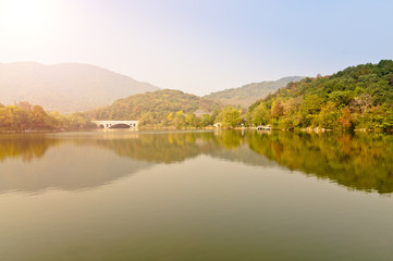China hangzhou beautiful scenery in the park