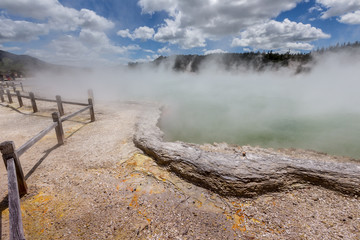 Champagne Pool in Waiotapu Thermal Reserve, Rotorua, New Zealand