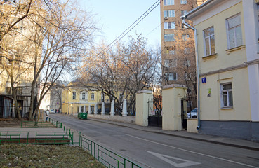 Fototapeta na wymiar Дашков переулок (Москва)