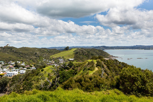 Landscape from Russell near Paihia, Bay of Islands, New Zealand