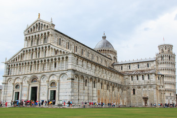 Piazza dei Miracoli with Dome Santa Maria Assunta