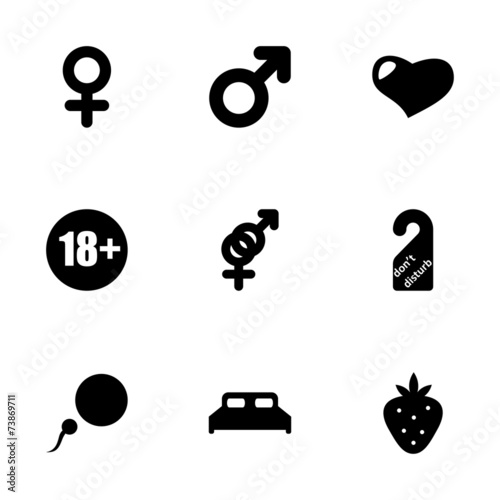 Vector Sex Icon Set Imágenes De Archivo Y Vectores Libres De Derechos En Imagen 6497