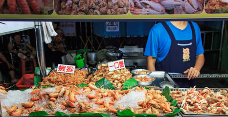 Street food market in Kenting night market