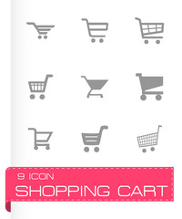Vector shopping icon set