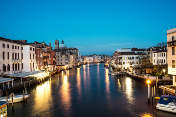 Naklejka na ściany i meble Grand Canal in sunset time, Venice