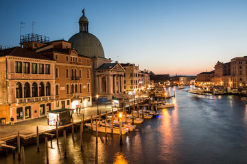 Obraz na płótnie Canvas Grand Canal in sunset time, Venice