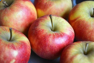 Close-up van verse appels appels