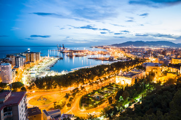 Naklejka premium Malaga