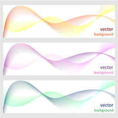 Set  abstract vector background