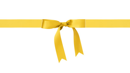 traditional yellow ribbon bow border