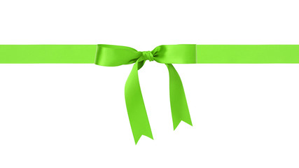traditional green ribbon bow border