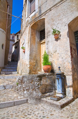 Alleyway. Morano Calabro. Calabria. Italy.