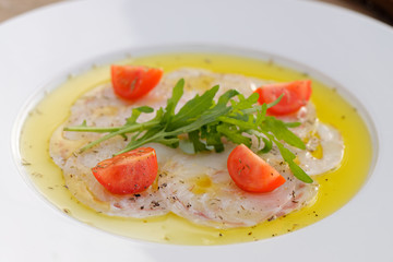 Seabass carpaccio