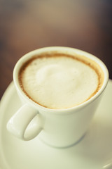 Latte coffee cup