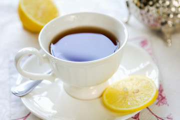 Tea with lemon